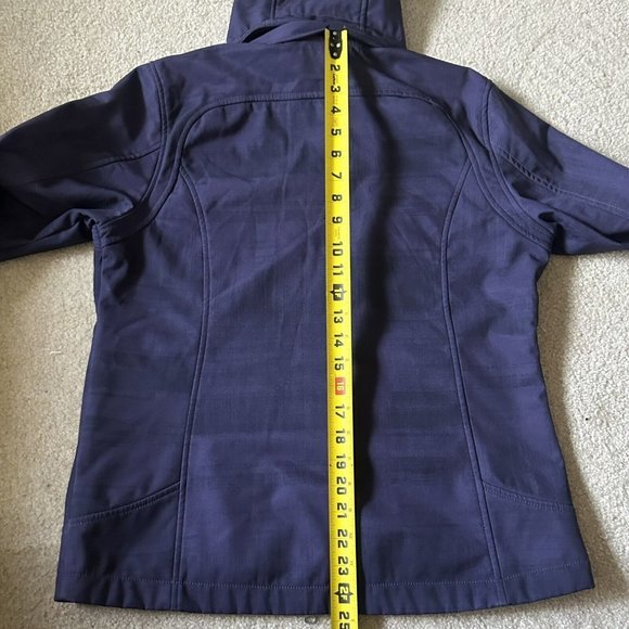 Ladies FREE COUNTRY Soft Shell Outerwear Hooded Jacket‎ Fleece Lined Size Medium - Picture 12 of 13